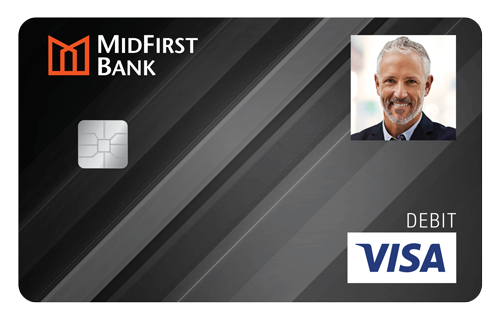 iDesign Card Example showing a professional headshot of a man on the card